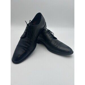 Cole Haan Williams Plain Toe Black Leather Lace Up Oxford Shoes C11630 Mens 11M